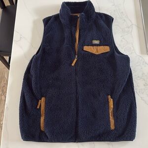 L.L. Bean Fuzzy Vest large Tall
